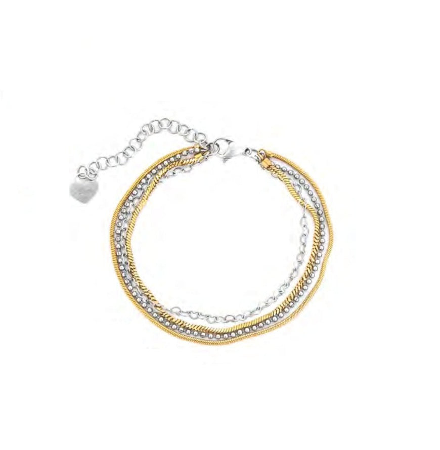 Bracciale Donna 4Us Cesare Paciotti Acciaio Multifilo 4UBR8135W